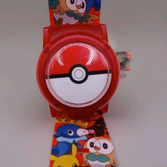 Pokemon Kids Digital Watch \ Flashing LED Lights and Flip Open Model: POK4186AZ - Picture 5 of 16